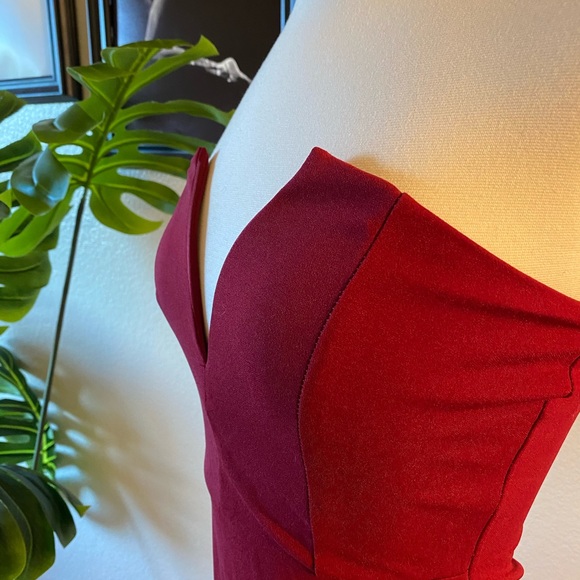 Red Mini Dress - Picture 2 of 3